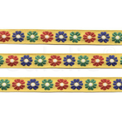 sierband bloemen katoen sierband bloemen katoen