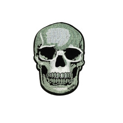 skull applicatie fijn geborduurd skull applicatie fijn geborduurd