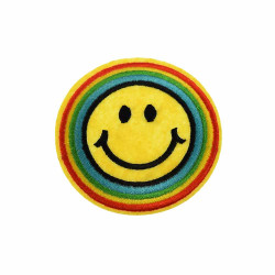 smiley met gekleurde randen smiley met gekleurde randen