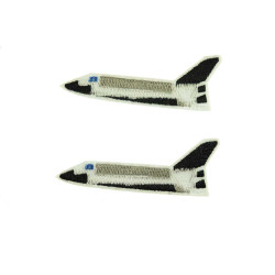 space shuttle patch opstrijkbaar 2 stuks space shuttle patch opstrijkbaar 2 stuks