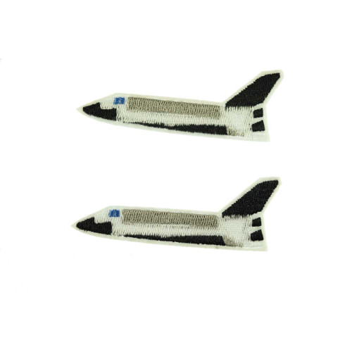 space shuttle patch opstrijkbaar 2 stuks