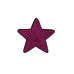 ster applicatie fuchsia pailletten 7,5 cm - 1