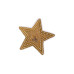 ster applicatie goud pailletten 7,5 cm - 1