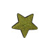 ster applicatie lime pailletten 7,5 cm - 1