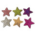 ster applicatie fuchsia pailletten 7,5 cm - 2