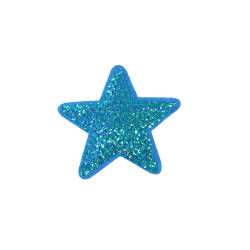 ster applicatie turquoise pailletten 7 cm ster applicatie turquoise pailletten 7 cm