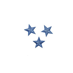 sterren patch set blauw 2,5 cm 3 stuks sterren patch set blauw 2,5 cm 3 stuks