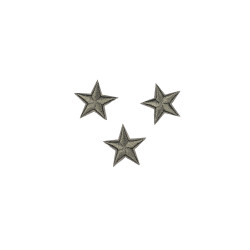 sterren patch set donker zilver 2,5 cm 3 stuks sterren patch set donker zilver 2,5 cm 3 stuks