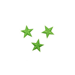 sterren patch set licht groen 2,5 cm 3 stuks sterren patch set licht groen 2,5 cm 3 stuks