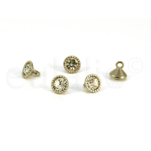 Strass knoop 0.8cm