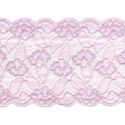 Stretch kant 15 cm roze