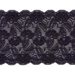 Stretch kant 15 cm zwart