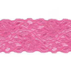 stretch kant hard roze 8 cm stretch kant hard roze 8 cm