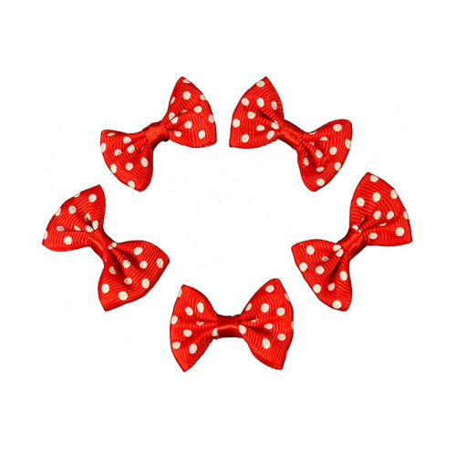 strikjes set rood met witte stip 5 stuks