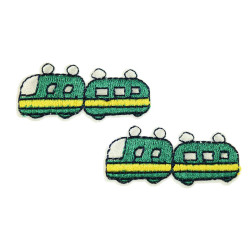 trein patch groen 2 stuks trein patch groen 2 stuks