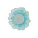 tule corsage blauw glitter groot tule corsage blauw glitter groot - 2