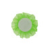 tule corsage fluor groen groot - 2