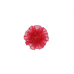 tule corsage fuchsia middelgroot tule corsage fuchsia middelgroot