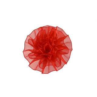 tule corsage rood groot tule corsage rood groot