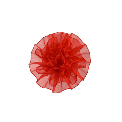tule corsage rood groot