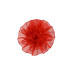 tule corsage rood groot - 1