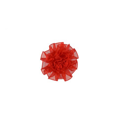 tule corsage rood middelgroot tule corsage rood middelgroot