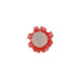tule corsage rood middelgroot tule corsage rood middelgroot - 2