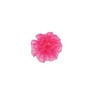 tule corsage roze middelgroot tule corsage roze middelgroot