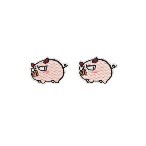 varkentjes patch roze 2 stuks