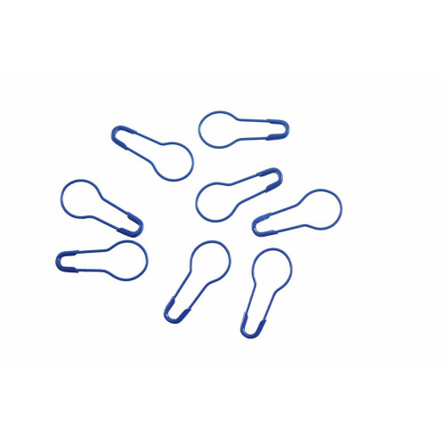 veiligheidsspelden kalebas 2 cm blauw (50 stuks)