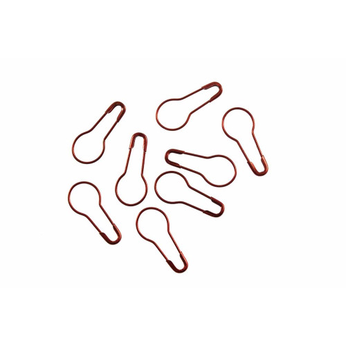 veiligheidsspelden kalebas 2 cm metal rood (50 stuks)