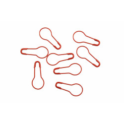 veiligheidsspelden kalebas 2 cm rood (50 stuks) veiligheidsspelden kalebas 2 cm rood (50 stuks)