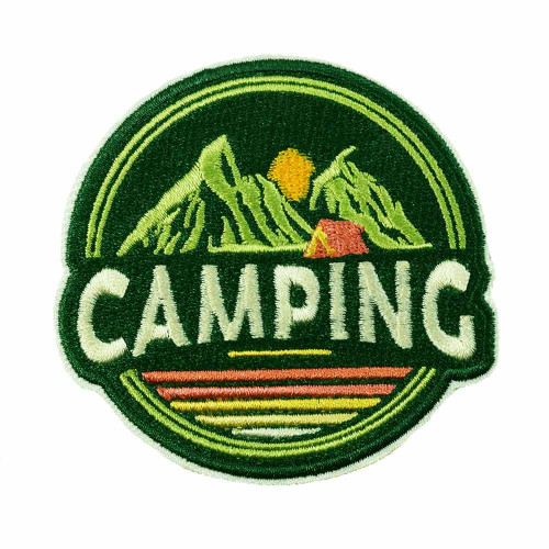 Vintage camping patch