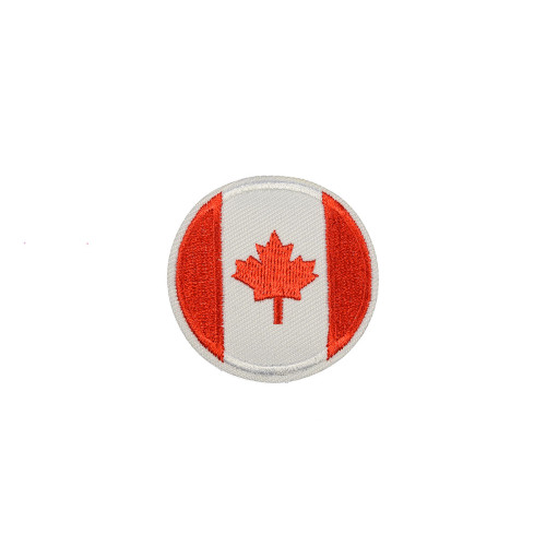 vlag Canada rond 5 cm