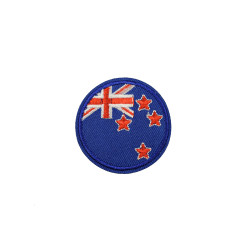 vlag Nieuw Zeeland rond 5 cm vlag Nieuw Zeeland rond 5 cm