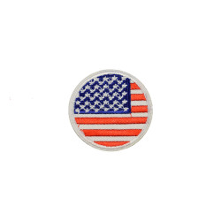 vlag Verenigde Staten rond 5 cm vlag Verenigde Staten rond 5 cm