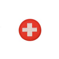 vlag Zwitserland rond 5 cm vlag Zwitserland rond 5 cm