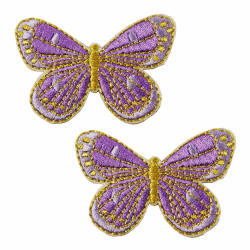vlinder lila goud patch set zelfklevend vlinder lila goud patch set zelfklevend