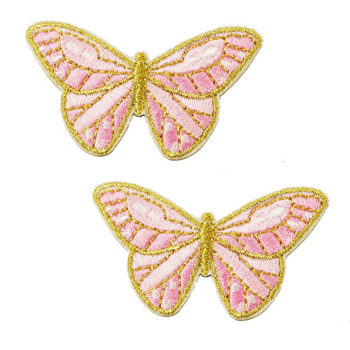 vlinder roze goud patch set zelfklevend vlinder roze goud patch set zelfklevend