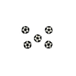 voetballen patch 5 stuks 1,5cm voetballen patch 5 stuks 1,5cm