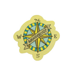 Wanderlust kompas patch Wanderlust kompas patch