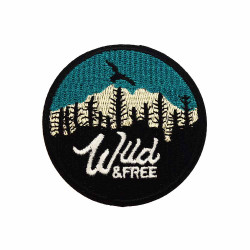 wild and free outdoor patch wild and free outdoor patch