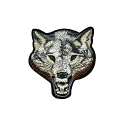 wolf kop applicatie opstrijkbaar wolf kop applicatie opstrijkbaar