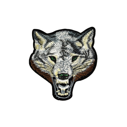 wolf kop applicatie opstrijkbaar