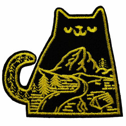 zwarte kat patch zwarte kat patch