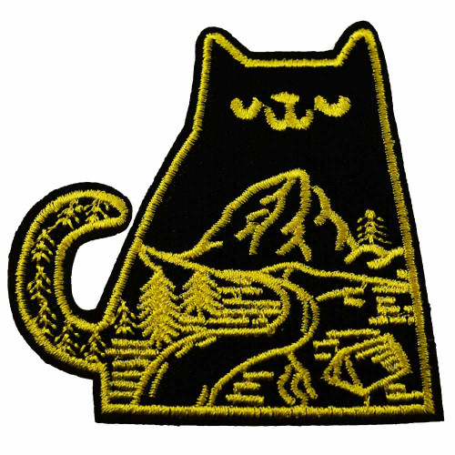 zwarte kat patch