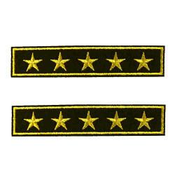 military rank patch set vijf sterren military rank patch set vijf sterren